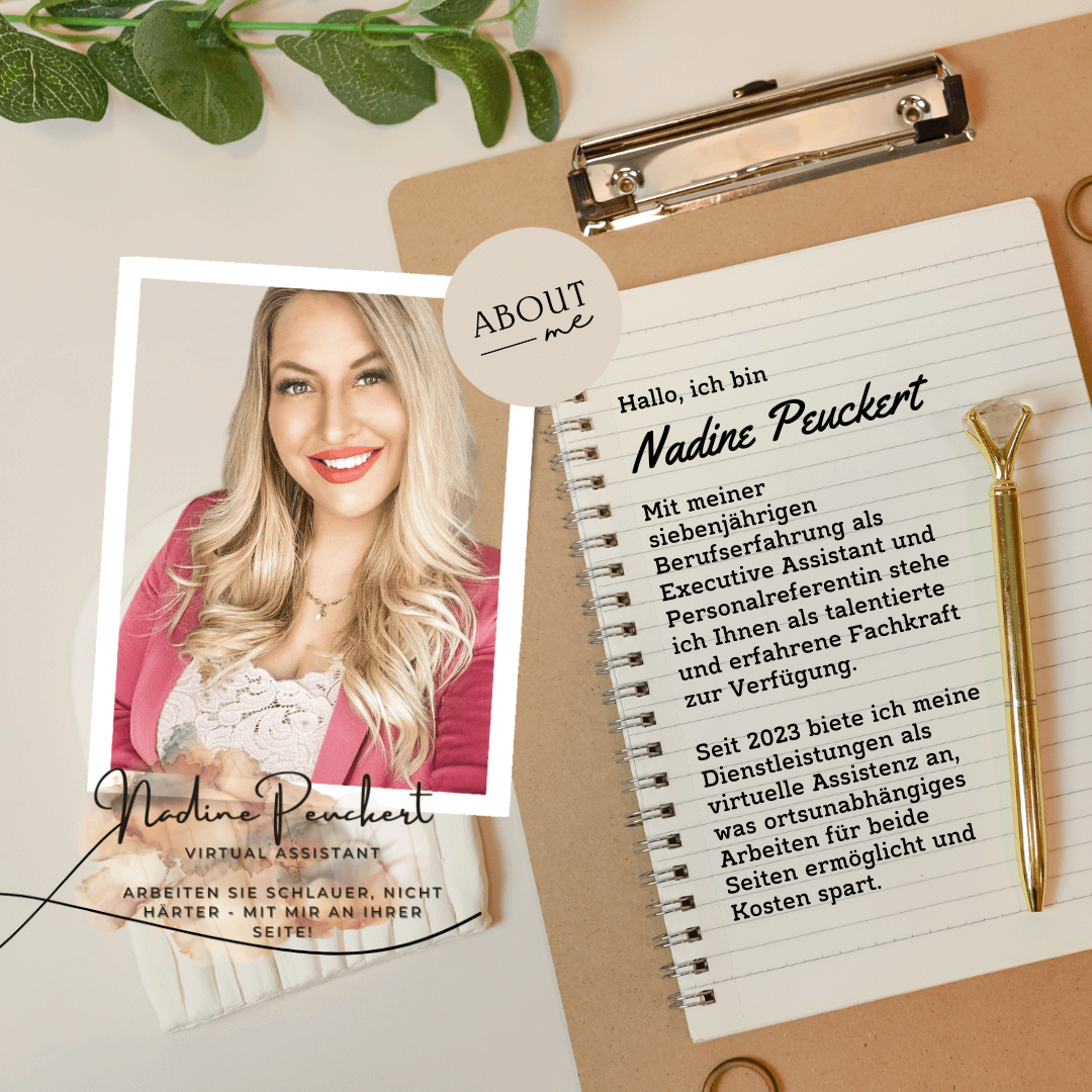 Virtuelle Assistenz - Nadine Peuckert - Bild zu About_me